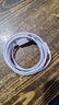 【京东快递】120w快充type-c数据线适用vivo双引擎80加长tpye-c充电线6a安卓pro闪充x100超级快充 2米正品快充线【纯铜】 实拍图