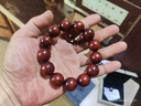 月印百川 血檀手串男士顺纹木饰手链约18mm 实拍图