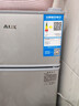 奥克斯小冰箱家用小型迷你冷藏冷冻两用出租房宿舍用节能省电寝室办公室电冰箱 【净化去味】126银色【高效保鲜 铜管速冷】22L 实拍图