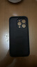 奶小鸭（NEYAA）适用苹果14pro手机壳 iphone14pro保护套镜头全包超薄Magsafe磁吸液态硅胶防摔简约男女款 石墨黑 实拍图