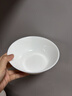 宜家（IKEA）OFTAST奥夫塔耐热餐盘菜盘碗碟西餐盘骨碟家用套装餐具 白色上菜碗23cm 实拍图