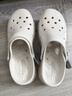 斯凯奇（Skechers）洞洞鞋女士夏细闪泡泡鞋厚底外穿包头沙滩凉拖鞋 实拍图