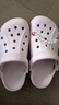 卡骆驰（CROCS）贝雅洞洞鞋男鞋女鞋轻便耐磨一脚蹬拖鞋休闲鞋百搭花园鞋|10126 矿石粉-6TY(含智必星) 36 /37(220mm) 实拍图