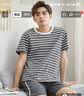 从心纯棉睡衣男夏天短袖家居服男士睡衣夏季薄款短裤休闲宽松居家服男 CLS 8817 XL 男 (高170-180重130-160斤) 实拍图