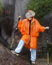 三峰出 三峰雨衣 三峰户外登山徒步 轻量化 男女通用雨衣 袖子款 15D活力橙M码拉链袖子款 实拍图