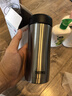 膳魔师（THERMOS）保冷保温杯400ML高真空不锈钢商务办公保温杯JCG-400C SBK 实拍图