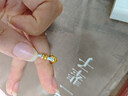御邪足金999光面算盘珠隔断珠黄金垫片DIY手串手链金配饰 算盘珠:约0.03g 实拍图