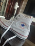 匡威（Converse）All Star夏季经典帆布男女高帮休闲运动小白鞋101009 101009/白色 39 实拍图
