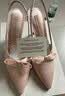 CHARLES&KEITH缎面蝴蝶结尖头高跟凉鞋女生日礼物送女友CK1-60361556 Light Pink浅粉色 37 实拍图