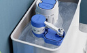 海立马桶水箱配件老式抽水坐便器ABS进水阀20-32cm通用防臭可调节SJ02蓝厕所蹲坑 实拍图