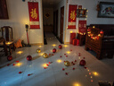 青苇LED电子蜡烛灯玫瑰花瓣套装婚房室内布置生日求婚表白装饰用品 实拍图