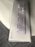 惠普（HP）K10F机械手感键盘 高颜值有线发光游戏办公键盘 舒适耐磨金属面板  26键无冲 白色键帽粉光 实拍图