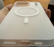 暴走适用苹果15手机壳 iphone15保护套 磁吸柔砂肤感透色轻薄简约撞色硬壳保护壳 柔雾白 实拍图