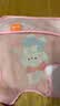 贝瑞加（Babyprints）围兜婴儿罩衣儿童吃饭宝宝围嘴防溅水油反穿衣2件装 花兔奇遇 实拍图