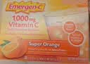 Emergen-c益满喜维生素C泡腾粉VC冲剂橙子味补维C增强抵抗 美国进口维生素C 30包鲜橙味 30袋*1盒 【美国进口】 实拍图