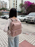 爱可乐（Echolac）双肩包女时尚背包旅行休闲电脑包百搭潮流包送女友CKP2075樱花粉 实拍图
