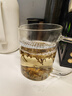 泥也茶杯玻璃杯月牙泡茶杯玻璃水杯绿茶过滤月牙杯办公专用男喝茶杯子 实拍图