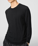 优衣库HEATTECH EXTRA WARM混纺圆领T恤/9分袖男装9%羊绒481441 481441/09黑色 2XL 实拍图