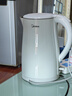 美的（Midea）电热水壶烧水壶1.7L304不锈钢0涂层双层隔热自动断电1500W养生冲奶 MK-SH17M130【价保618】 实拍图