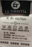La Torretta床上四件套纯棉100%纯棉100支高奢刺绣被套床单 冰川灰220*240 实拍图