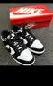耐克NIKE女子休闲板鞋 DUNK 百搭大童运动鞋CW1590-100白黑36.5 实拍图