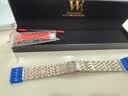 Woalmorn适用于天梭力洛克精钢手表带男1853钢带T41/T006手表带男士 19mm 蝴蝶扣间玫金 实拍图