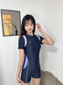 安踏（ANTA）泳衣女士连体平角游泳衣女2026保守遮肚显瘦防晒抗氯速干温泉泳装 实拍图