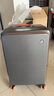 稻草人（MEXICAN）一九分行李箱侧开口深仓大容量密码箱宽拉杆学生旅行箱20寸登机箱 灰棕色【侧开盖/宽拉杆+减震溜冰轮/防爆拉链/多功能】 24寸【1:9深仓大容量五轮承重】 实拍图