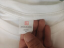 【京东直采】重磅纯棉 圆领短袖男款t恤衣服女士t恤服装真5折专场 白色（短袖） XL （125-140斤） 实拍图