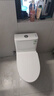 九牧（JOMOO）马桶 家用虹吸式马桶大冲力节水坐便器 防臭瞬冲 易洁抗菌马桶 行业爆款-升级无棱内壁11370-305坑 实拍图