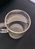 泥也茶杯玻璃杯月牙泡茶杯玻璃水杯绿茶过滤月牙杯办公专用男喝茶杯子 实拍图