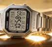 卡西欧（CASIO）黑武士手表男时尚电子表学生光动能运动防水情侣手表送小孩礼物 W-800HD-1AVPF 实拍图