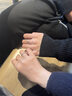 BJYLS999足银戒指男士纯银戒指环尾戒高级感小众设计男生日礼物送男友 山峦S999单戒【品牌蝴蝶礼盒】 实拍图