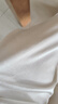 罗蒙（ROMON）断码撤柜桑蚕丝真丝长裤夏阔腿裤宽松直筒裤缎面窄版阔腿裤女 免烫 抗皱【米白】高品质*断码撤 2XL 120-140 实拍图