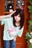 森女部落原创蛋糕印花圆领蕾丝花边拼接抗菌T恤夏短袖女上衣宽松 绿色（单件） 单件 S 单件 实拍图