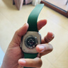 【京东健康关爱版】Apple/苹果Watch Ultra3 蜂窝款49毫米原色钛金属表壳浅蓝色高山回环式表带L 实拍图