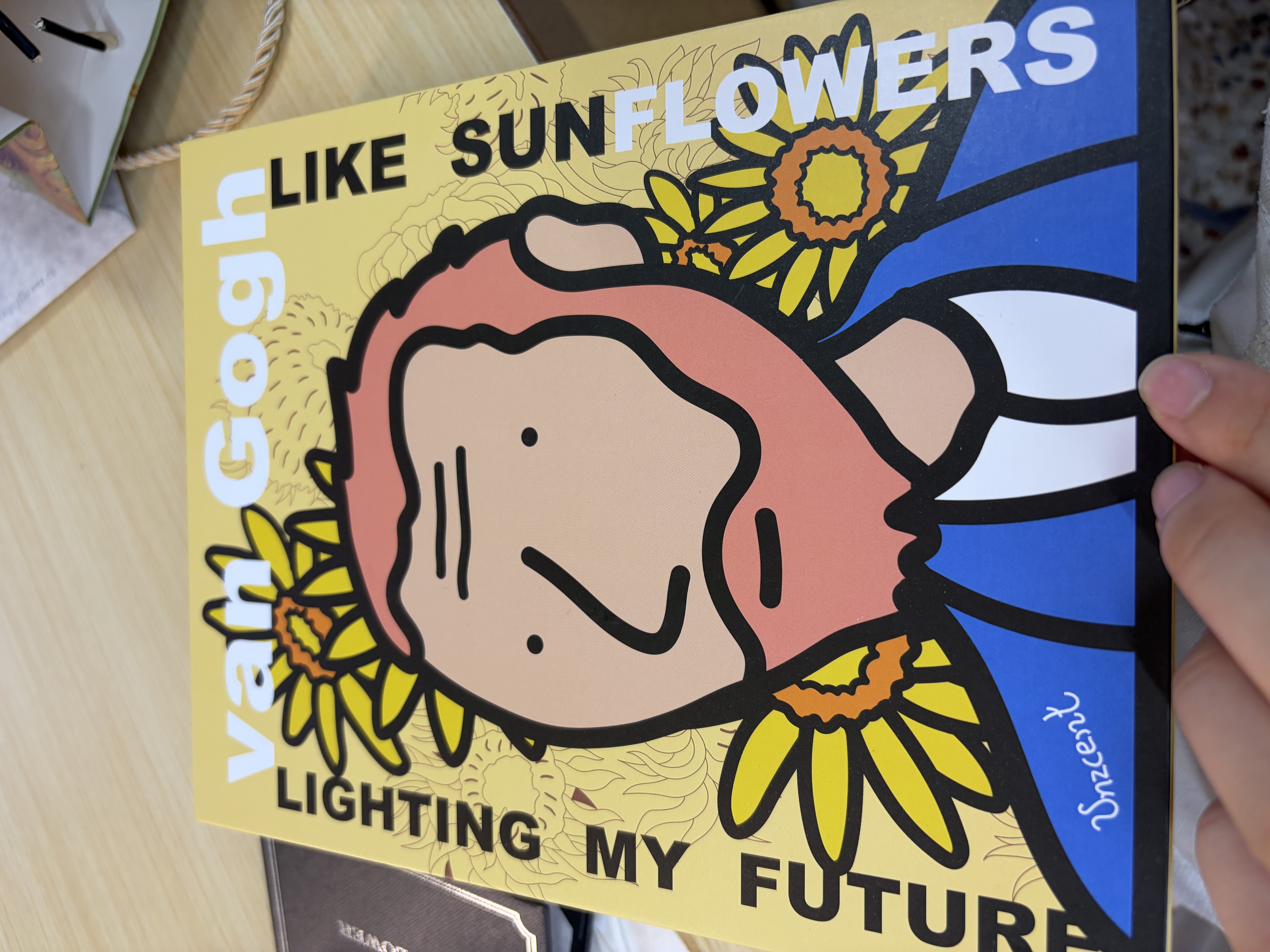 JoyFlower梵高向日葵永生花相框七夕情人节生日礼物结婚送女生朋友高级感 实拍图