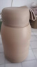 【京东物流送货上门】萌萌兔卡通水杯女牛奶玻璃杯创意便携杯子 咖色萌萌兔 330ml 1只 实拍图