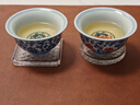 京东京造 青花缠枝莲压手杯 茶杯陶瓷功夫茶具压手杯主人杯礼盒120ml 实拍图