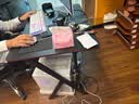 奥伦福特  电脑桌台式家用电竞游戏桌办公书桌简约书房写字桌子 碳纤维纹路单桌-80*60 升级款电竞桌 实拍图
