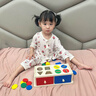 小顽豆蒙氏早教玩具投币分类盒益智婴儿童颜色配对形状2宝宝大积木1-3岁 实拍图