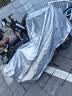电动车防雨罩摩托车车衣全罩遮雨通用防晒防尘加厚电瓶车车罩车套 【防晒+防雨+防尘】双层加厚结实耐用 L码【适用于1.6-1.8米车型】无耳款 实拍图