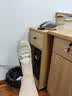 ZHR穆勒拖女夏季真牛皮休闲女鞋法式包头半拖鞋女 AH381T 米色 37  实拍图