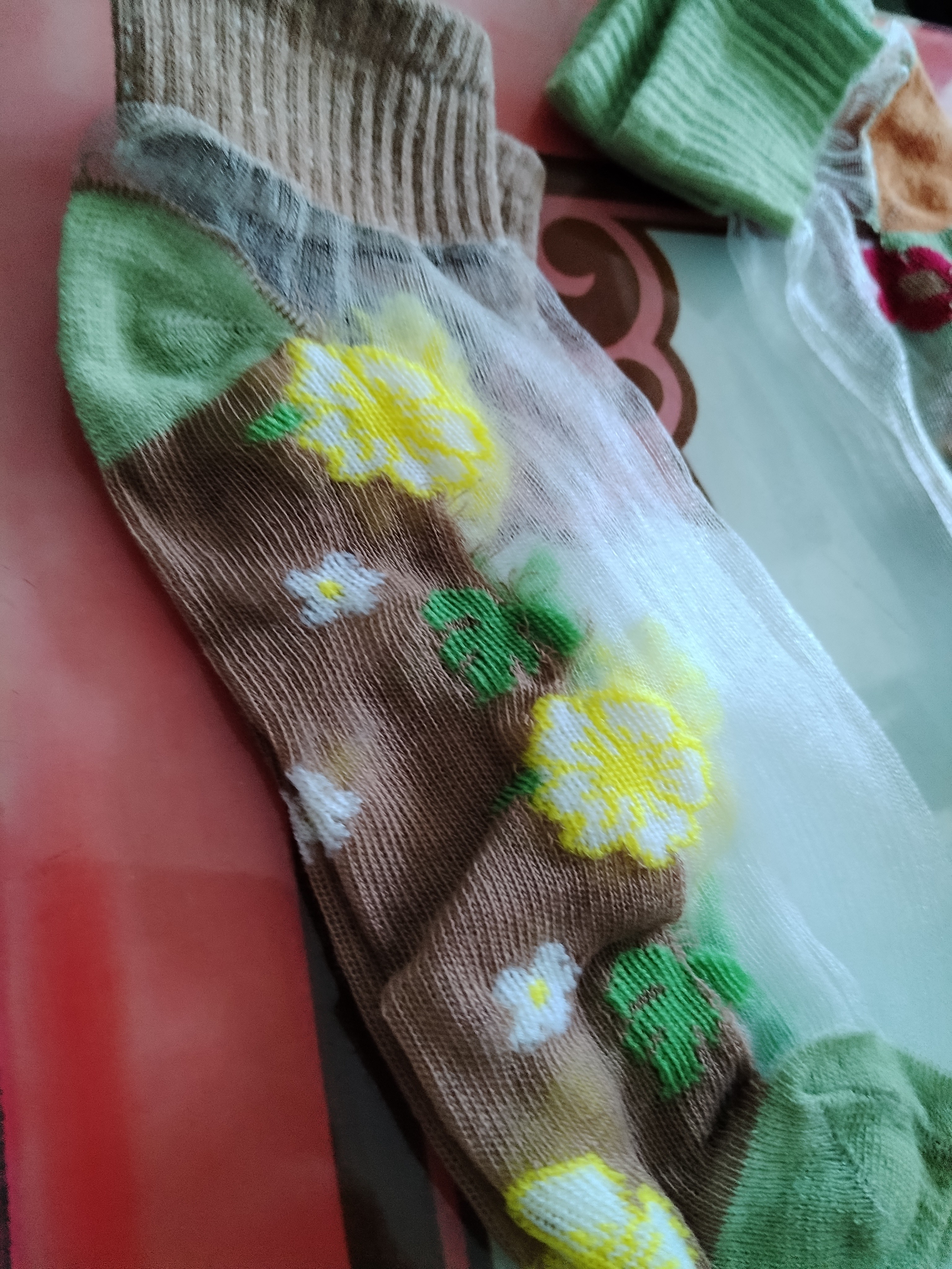 袜子女夏季薄款短筒玻璃丝水晶袜透气卡通冰丝袜防勾丝船袜 2双装【颜色搭配】 均码 实拍图