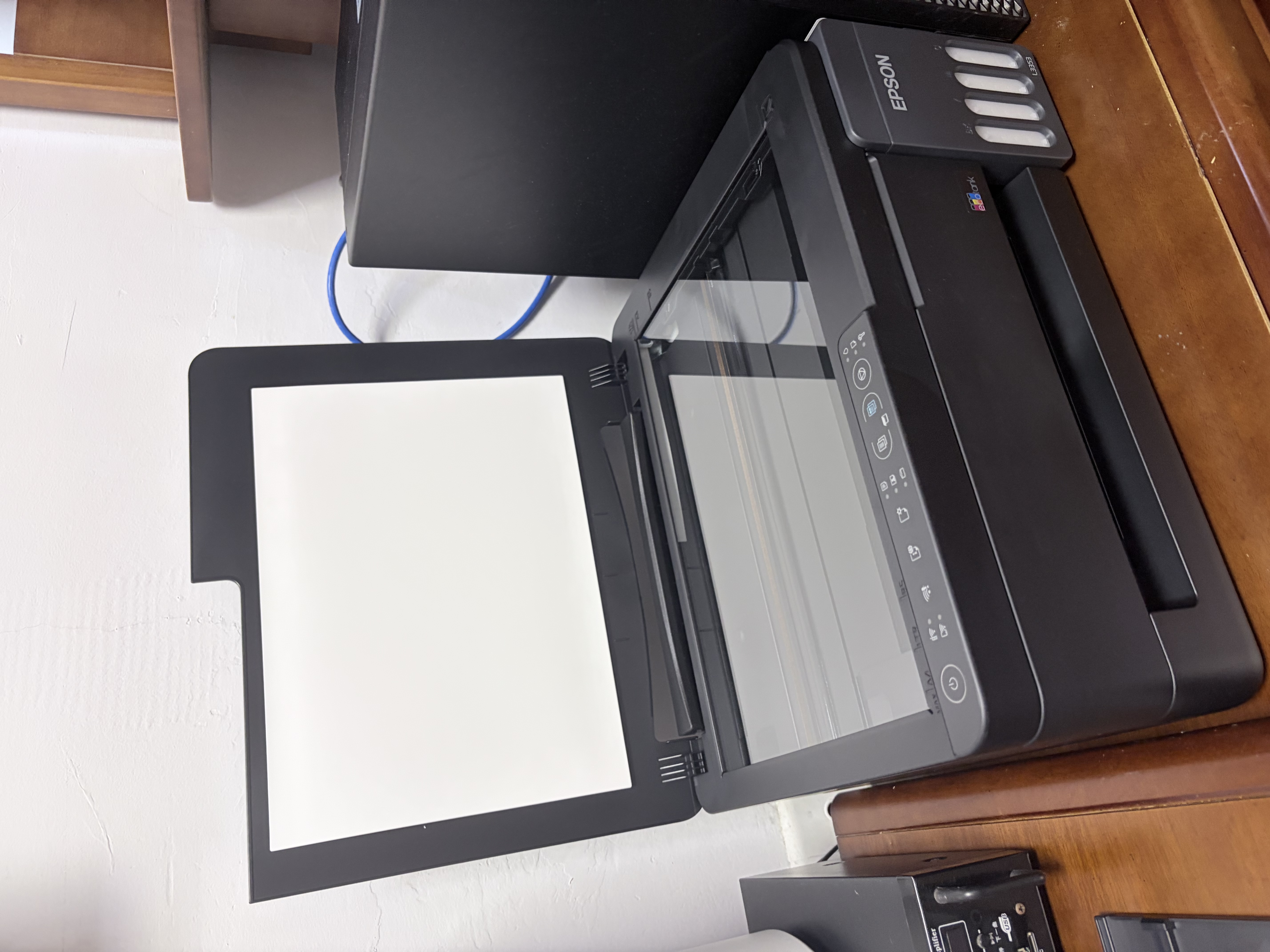 爱普生（EPSON） L3353 L3355 L4356 L4358 L3359喷墨家用办公小型打印机复印扫描墨仓式彩色无线远程多功能一体机 【新品】L3353黑(速度快，防堵头，防卡纸) 标配（自带 实拍图