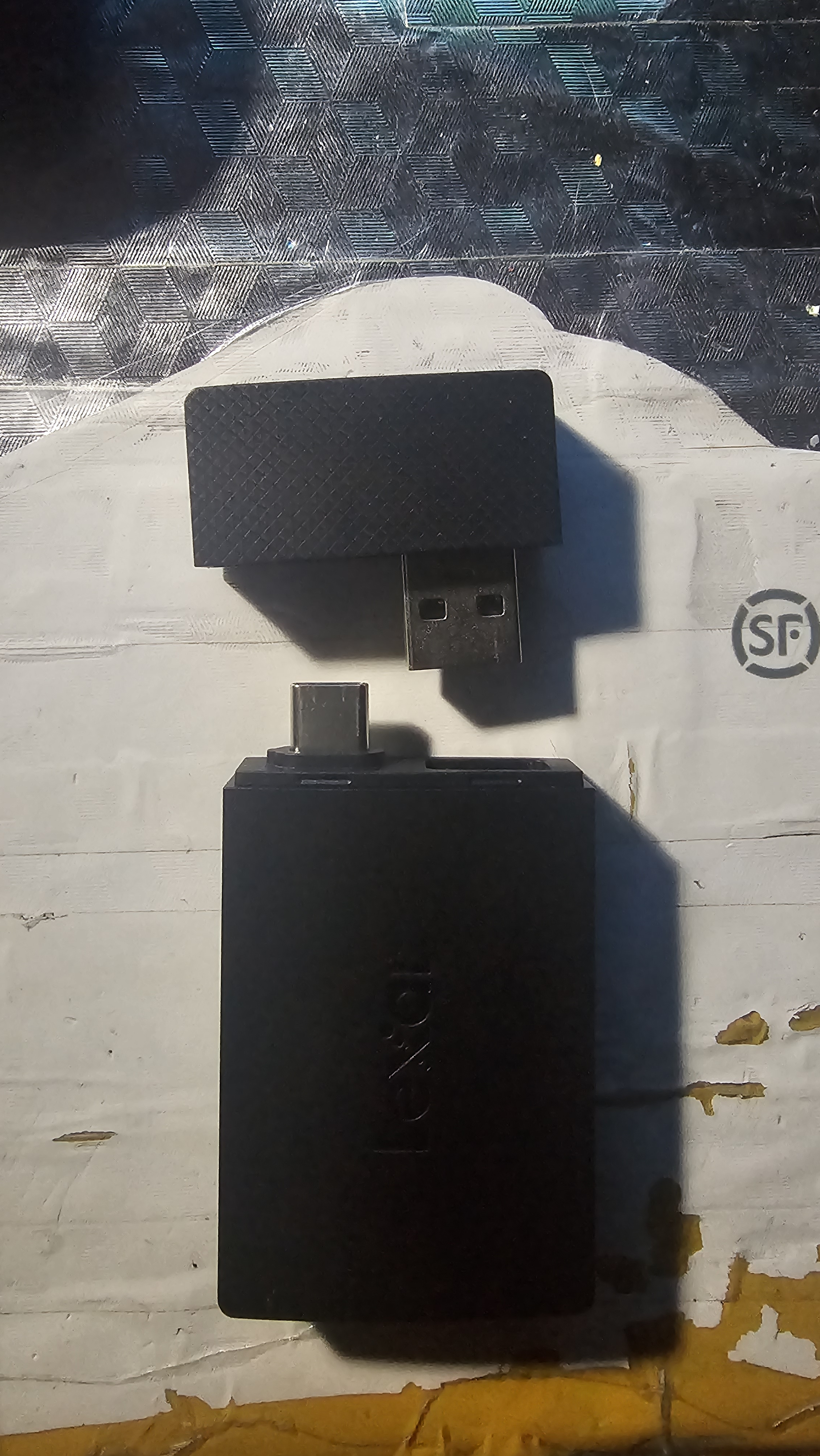 雷克沙（Lexar）USB3.2读卡器 TF/SD二合一 USB/Type-C双口双卡同读 无人机相机监控读卡器 相机素材传输备份 实拍图