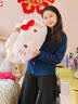 OSKVhellokitty饺子抱枕靠枕玩偶毛绒玩具床上宿舍抱睡可爱学生午睡枕 hello kitty抱枕 50cm 实拍图