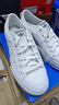 adidas NIZZA PLATFORM厚底增高运动帆布鞋女阿迪达斯三叶草 白   39 实拍图