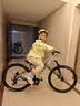 京东京造 XC350山地自行车铝合金禧玛诺21速油压碟刹成年人学生15寸时空银 实拍图