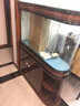 喜灏子弹头鱼缸水族箱客厅家用中型大型1.2米屏风隔断免换水鞋柜鱼缸 包到家安装 1.2米长覆膜柜一套-顶滤 实拍图